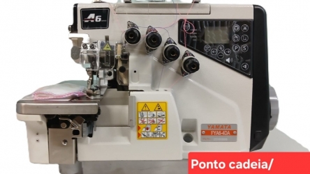 Máquina de Costura Overloque Ponto Cadeia Eletrônica 220v - Yamata FYA64DA