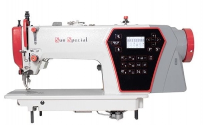 Máquina de Costura Reta Transporte Duplo Eletrônica - Sun Special SS0303S8-TZHM