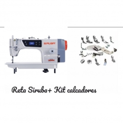 Reta Industrial Completa Siruba Direc Drive Dl 720- 220v completa + 18 Calcadores