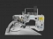 Maquina de Costura tipo Flat Seaming Direct Drive 4 agulhas- Jack JK-8740-460-02-UTL
